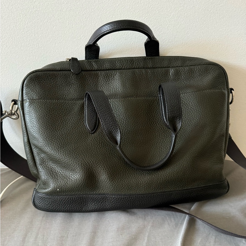 Coach Green Laptop Bag